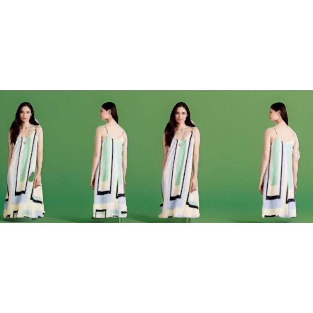Anthropologie Maeve Colorblock Maxi Dress | Resort Boho | Fairycore | Flowy